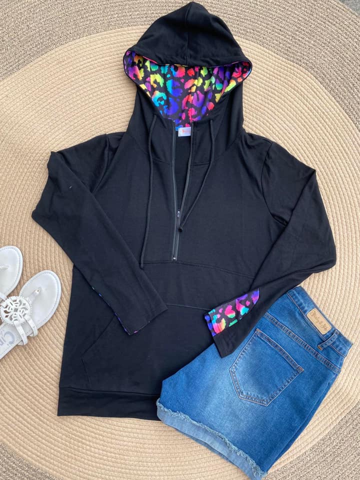 PREORDER: Audre Half Zip Hoodie in Six Colors